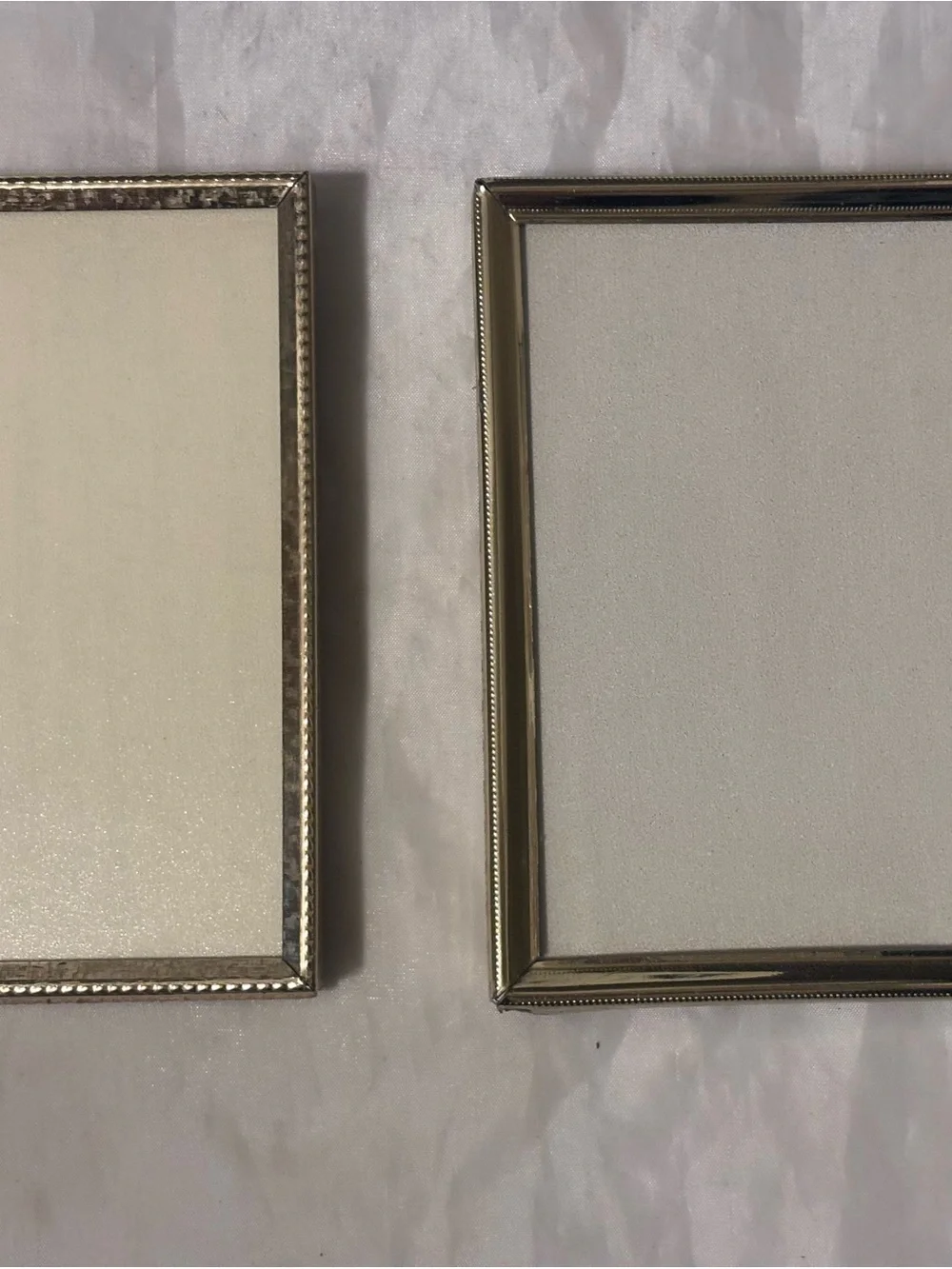 Classic Vintage Gold Toned Photo Frame Pair